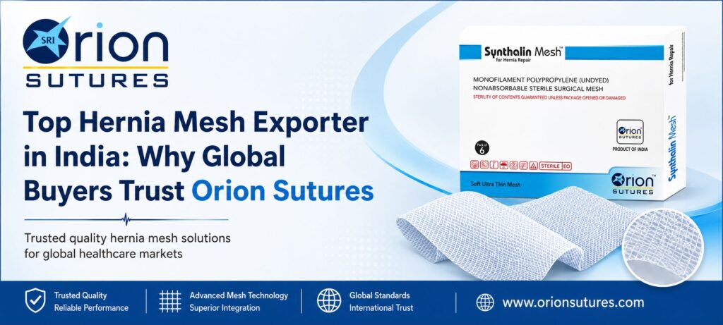 Exportador de Malla para Hernias en India
