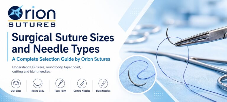 Surgical Suture Sizes and Needle Types